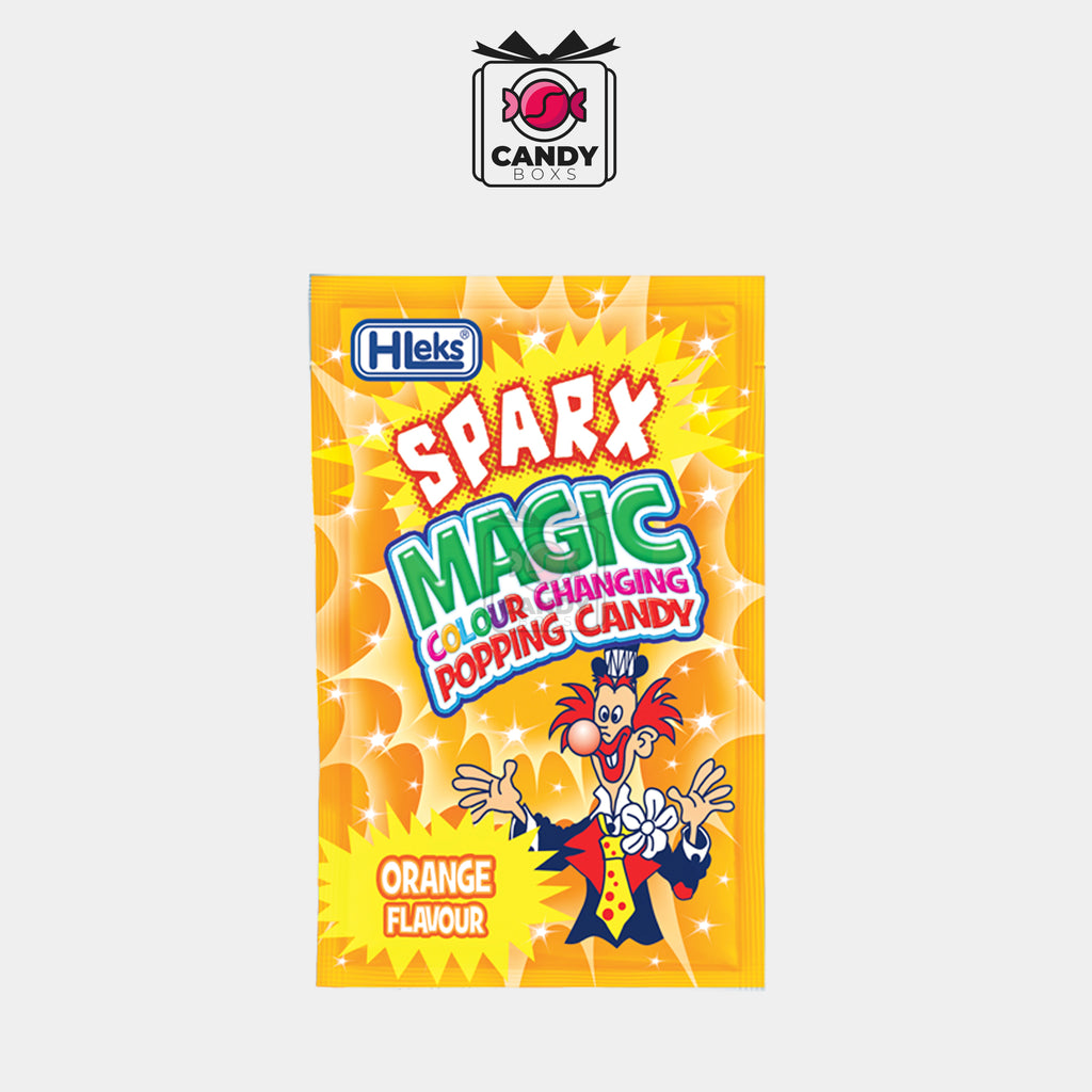 SPARX POPPING CANDY ORANGE FLAVOUR - CANDY BOXS
