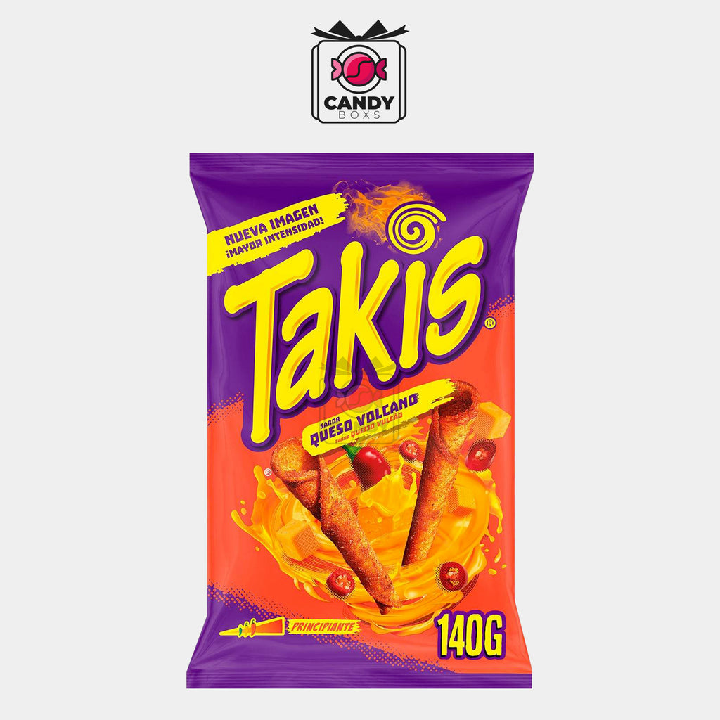 TAKIS QUESO VOLCANO 140G - CANDY BOXS