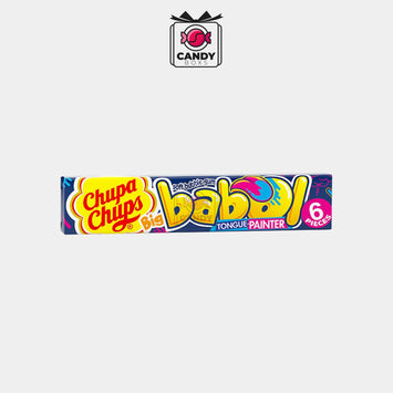 BIG BABOL BUBBLE GUM BLUE RASPBERRY X6 - CHUPA CHUPS - CANDY BOXS - Candyboxs