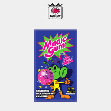 MAGIC GUM TUTTI FRUTTI SACHET 7G - CANDY BOXS - Candyboxs