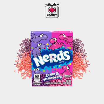 NERDS CANDY GRAPE & STRAWBERRY 46.7G - CANDY BOXS - Candyboxs