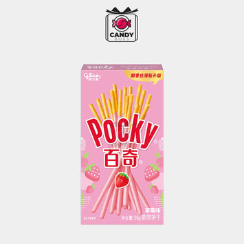 POCKY STRAWBERRY 55G - CANDY BOXS - Candyboxs