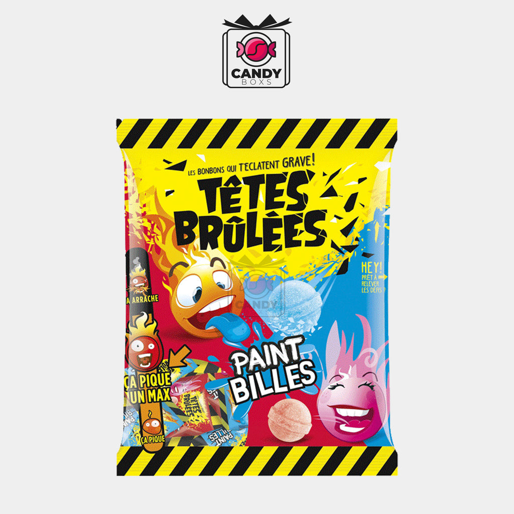 TÊTES BRÛLÉES PAINT BILLES 200G - CANDYBOXS